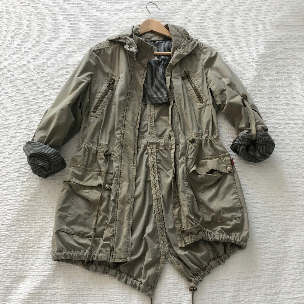 Levi's Women's Hooded Khaki Anorak